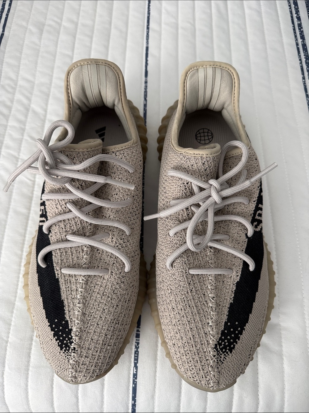 Yeezys Sneakers with Tan and BlackAccent